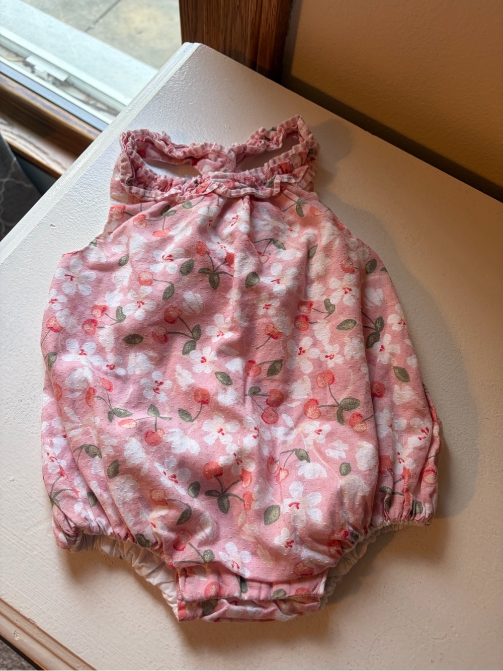 Tommy Bahama 3-6 months Pink Floral Baby Romper